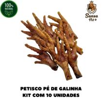 Petisco Pé de Galinha 100% Natural Saudável Colágeno Anti Estresse Petisco Pé de Galinha 100% Natural Saudável Colágeno Anti Estresse