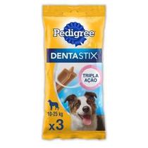 Petisco Pedigree Dentastix Cuidado Oral Cães Adultos Raças Médias 3 Un