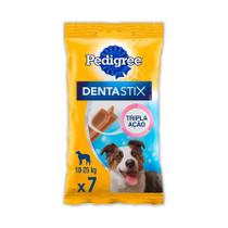 Petisco Pedigree Dentastix Cuidado Oral Para Cães Adultos Raças Médias 3 Unidades - 7 unidades