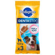 Petisco Pedigree Dentastix Cuidado Oral Para Cães Adultos Raças Médias - 3 Unidades