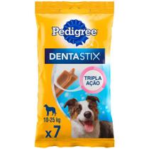 Petisco Pedigree Dentastix Cuidado Oral Para Cães Adultos Raças Médias - 7 Unidades