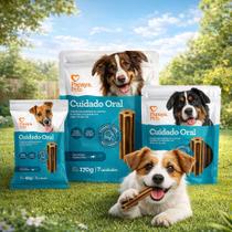 Petisco Pet Bifinhos Diversos Tamanhos Dental Premium Cães Snack Antitártaro Cuidado Oral Diário TAMANHO:450G