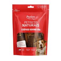 Petisco Prefere Natural Esôfago Bovino Desidratado para Cães em 80g
