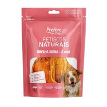 Petisco Prefere Natural Orelha Suína com 2 Unidades