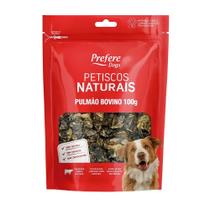 Petisco Prefere Natural Pulmão Bovino Desidratado para Cães em 100g