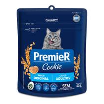 Petisco Premier Cookie para Gatos Adultos Sabor Original 40g
