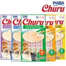 Petisco Purê Inaba Churu - Atum Com Frango (Pacotes com 4 tubos) Petisco Purê Inaba Churu - Atum Com Frango (Pacotes com 4 tubos)