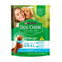 Petisco Purina Dog Chow Extra Life Saúde Oral para Cães de Porte Mini e Pequeno - 45g - 3 Unidades Petisco Purina Dog Chow Extra Life Saúde Oral para Cães de Porte Mini e Pequeno - 45g - 3 Unidades