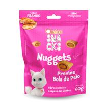 Petisco Quatree Snacks Nuggets para Gatos Bola de Pelo 60g Petisco Quatree Snacks Nuggets para Gatos Bola de Pelo 60g