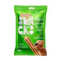 Petisco Quatree Snacks Sticks Sabor Menta para Cães Raças Médias e Grande 100g