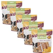 Petisco Snack Natural Canelone Puresnacks Kit 5 Pacotes