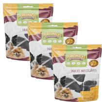 Petisco Snack Natural Casco Bovino Puresnacks Alimento 9un