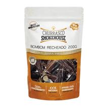 Petisco Snacks Churrasco Smokehouse Bombom Recheado para Cães 200g