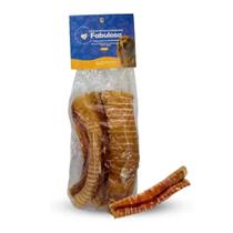 Petisco Traqueia Bovina Desid Fabulosa Alecrimpet Cães 3uni