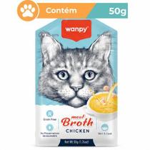 Petisco Wanpy Truly Sopa Frango para Gatos 50g