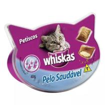 Petisco whiskas gatos adultos pelo saudavel 40gr