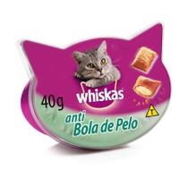 Petisco Whiskas Temptations Anti Bola de Pelo Para Gatos Adultos 40 g - 1 unidade