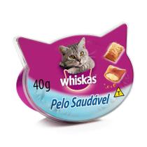 Petisco Whiskas Temptations Pelo Saudável Gatos Adultos 40g Petisco Whiskas Temptations Pelo Saudável Gatos Adultos 40g