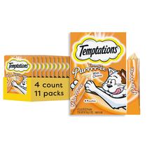 Petiscos cremosos para gatos Temptations Purrr-ee Cheese 44 tubos