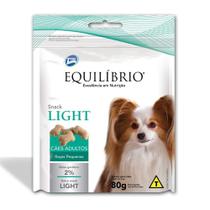 Petiscos Equilíbrio Snack Light Cães Adultos Raças Pequenas 80g - Total alimentos