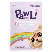 Petiscos Funcionais para Gatos PAWLI 7 em 1 Kit Variado 98 g Petiscos Funcionais para Gatos PAWLI 7 em 1 Kit Variado 98 g