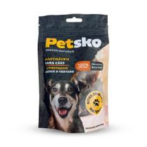 Petiscos Mastigáveis para Cães Petsko Esôfago Bovino Desidratado 80g