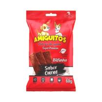 Petiscos para cães bifinho amiguitos carne 60g super premium Petiscos para cães bifinho amiguitos carne 60g super premium