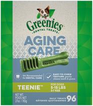 Petiscos para cães Greenies Aging Care Teenie 800g (96 guloseimas)