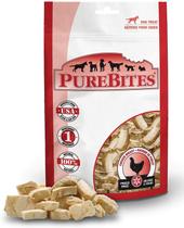 Petiscos para Cães PureBites Peito de Frango Liofilizado Pacote de 85g