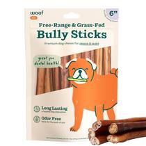 Petiscos para Cães WOOF Bully Sticks - 10 Unidades - Longa Duração