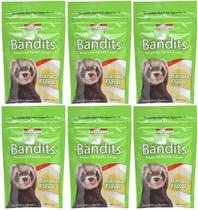 Petiscos para Furão Marshall Bandits Sabor Banana - Pacote com 6 Unidades (90g)