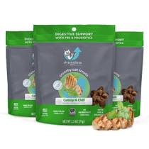 Petiscos para Gato Crunchy Cat Treats Shameless Pets Catnip N Chill - Pacote com 3 (75g)