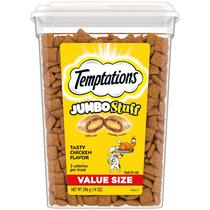 Petiscos para Gato Temptations Jumbo Stuff Frango - 400g