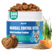 Petiscos para Gatos Just Try Controle de Bolas de Pelo 300 Bites Sabor Frango Petiscos para Gatos Just Try Controle de Bolas de Pelo 300 Bites Sabor Frango