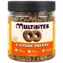 Petiscos para Gatos MULTIBITES L-Lisina Sabor Frango 255 g Suporte Imunológico Petiscos para Gatos MULTIBITES L-Lisina Sabor Frango 255 g Suporte Imunológico