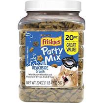 Petiscos para Gatos Purina Party Mix Beachside Crunch 567g Petiscos para Gatos Purina Party Mix Beachside Crunch 567g