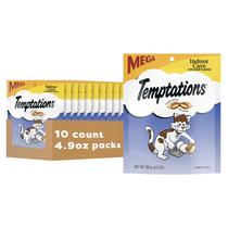 Petiscos para Gatos Temptations Indoor Care - Sabor Frango - 145g x 10