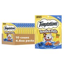 Petiscos para Gatos Temptations Tender Fills Salmão Grelhado 130g x10