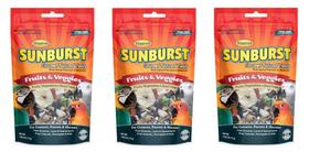 Petiscos para Pássaros Higgins Sunburst 3 Pacotes 425 ml Frutas e Legumes Petiscos para Pássaros Higgins Sunburst 3 Pacotes 425 ml Frutas e Legumes