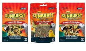 Petiscos para Pássaros Higgins Sunburst Variedade com 3 Sabores 142 g