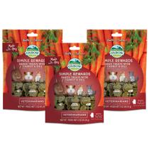 Petiscos para pequenos animais Oxbow Simple Rewards Cenoura e endro 85 g