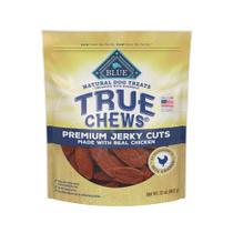 Petiscos Premium Blue Buffalo True Chews Jerky Cuts para Cães - 32 Onças