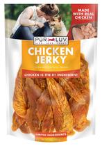 Petiscos Pur Luv Chicken Jerky para Cães - 100% Frango - 450g