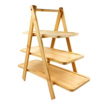 Petisqueira 3 Andares 39,5X16,5X37cm Bambu