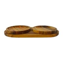 Petisqueira 30cm Madeira Teca Monte Novo Maragogi Aperitivos