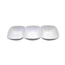 Petisqueira 31250 new bone china blanc 3 div 31,8cm fullfit Petisqueira 31250 new bone china blanc 3 div 31,8cm fullfit