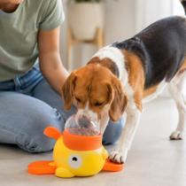 Petisqueira Alimentador de Pets Cachorro Cães Gatos Interativa Pato Alimentação Ração Petisco Animal Estimação Brinquedo Petisqueira Alimentador de Pets Cachorro Cães Gatos Interativa Pato Alimentação Ração Petisco Animal Estimação Brinquedo