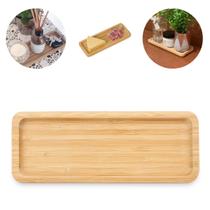 Petisqueira Bambu Retangular Petiscos Frios Queijos Eventos Churrasco Reuniões Decoração Casa Banheiro Cozinha - 26cm Petisqueira Bambu Retangular Petiscos Frios Queijos Eventos Churrasco Reuniões Decoração Casa Banheiro Cozinha - 26cm