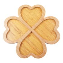 Petisqueira Bandeja Coração de madeira para Frios Churrasco