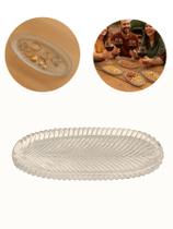 Petisqueira Bandeja Vidro Porta Joia Travessa Vidro